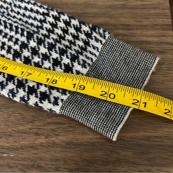 Le31 Simons Monochrome Houndstooth Cardigan M - Picture 10 of 10